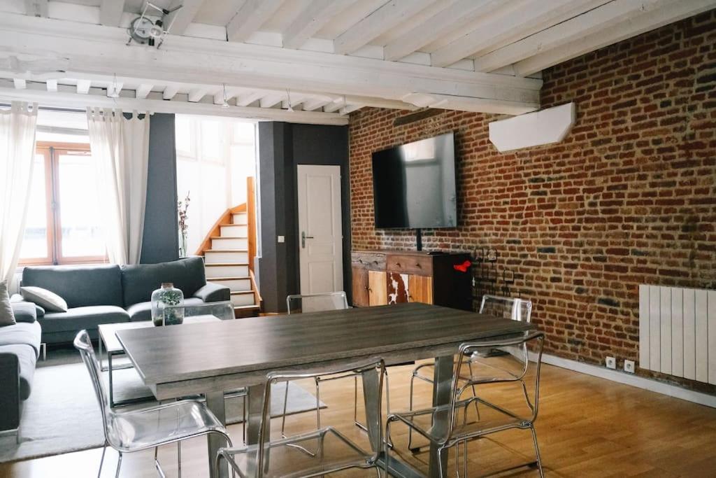 Ferienwohnung Magnifique Duplex De 90M² Au Coeur De Lille Exterior foto