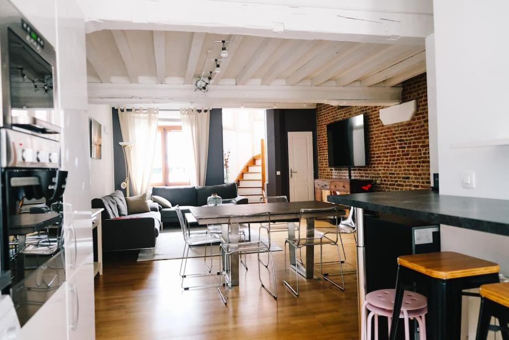 Ferienwohnung Magnifique Duplex De 90M² Au Coeur De Lille Exterior foto